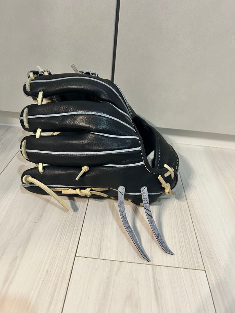 和牛JB 006Ｔ　小指２本　プロテオス型付　屋外未使用　黒　ショートサード