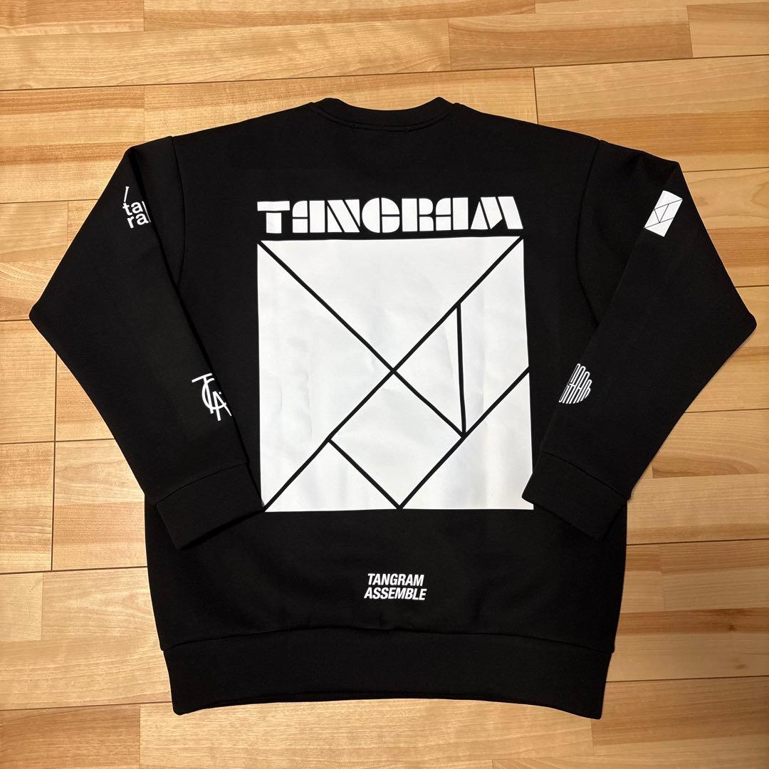TANGRAM ダブルニットセーター ブラック