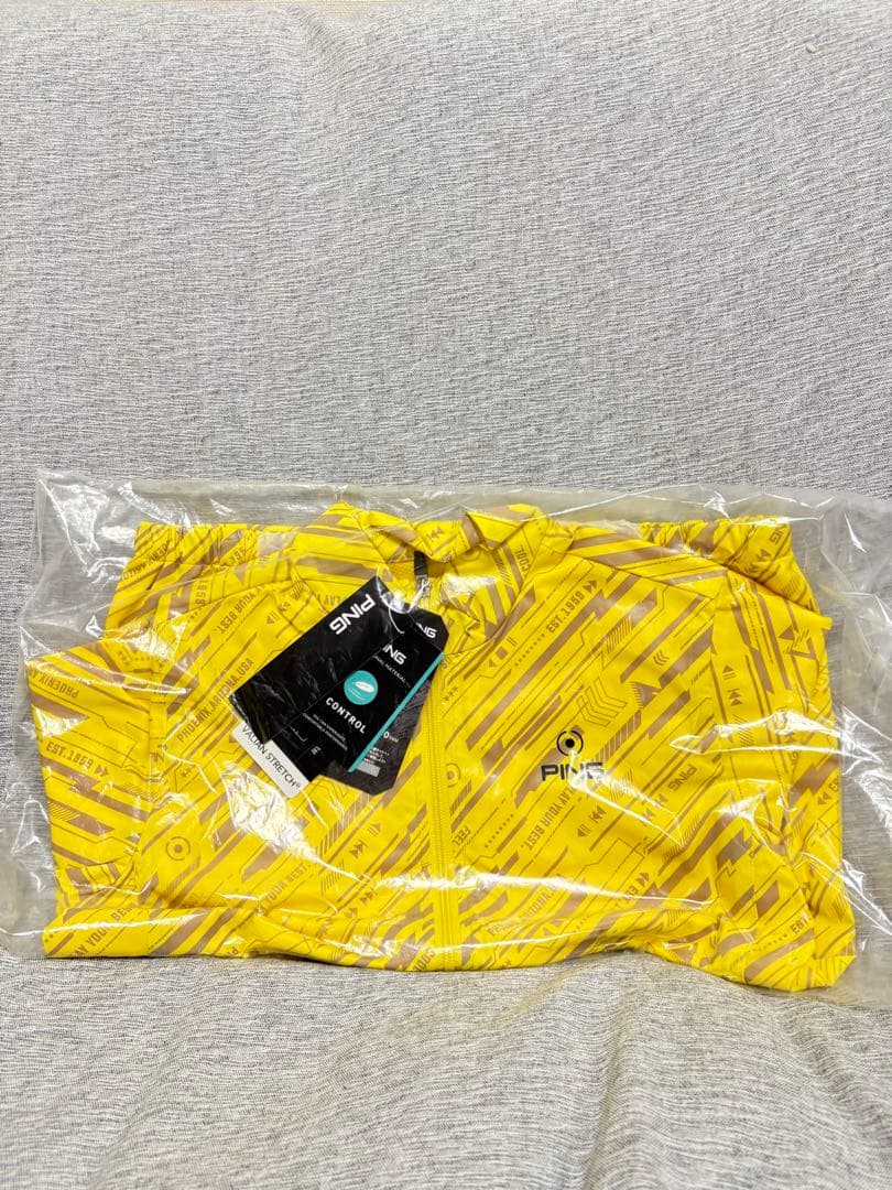 M ☆新品☆ PING 撥水 フルジップブルゾン ゴルフ　レディース　イエロー