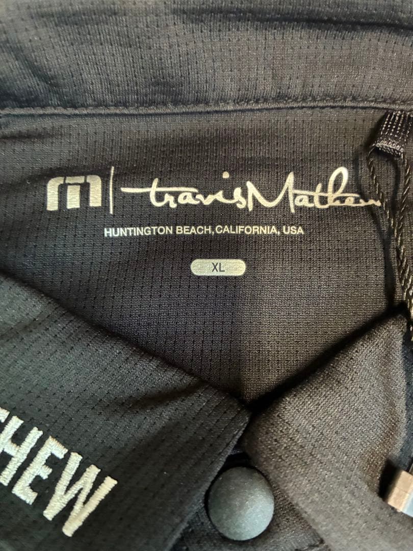 travisMathew ポロシャツ XL ブラック　新品タグ付き