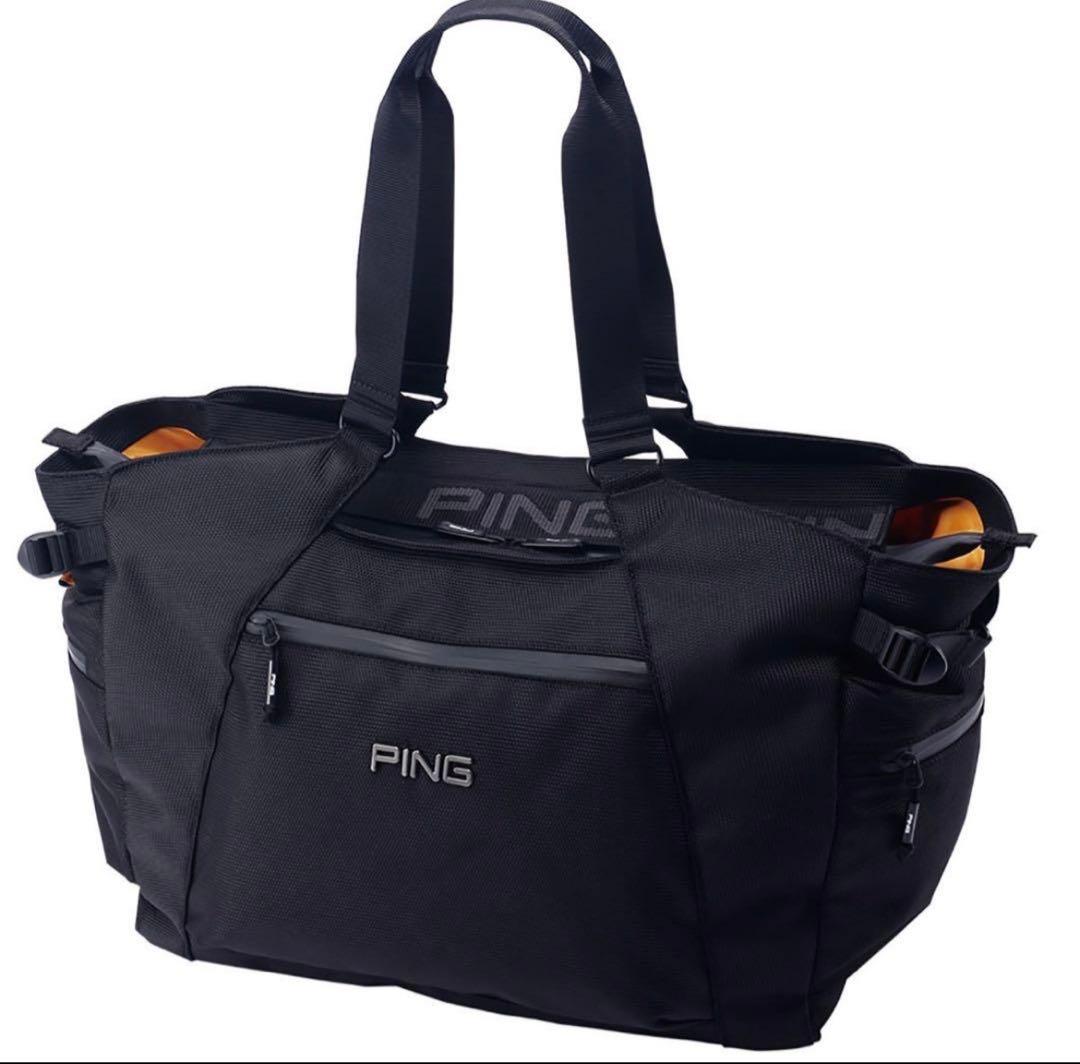 週末限定値下 美品　PING [ピン] トートバッグ　ブラック　大容量