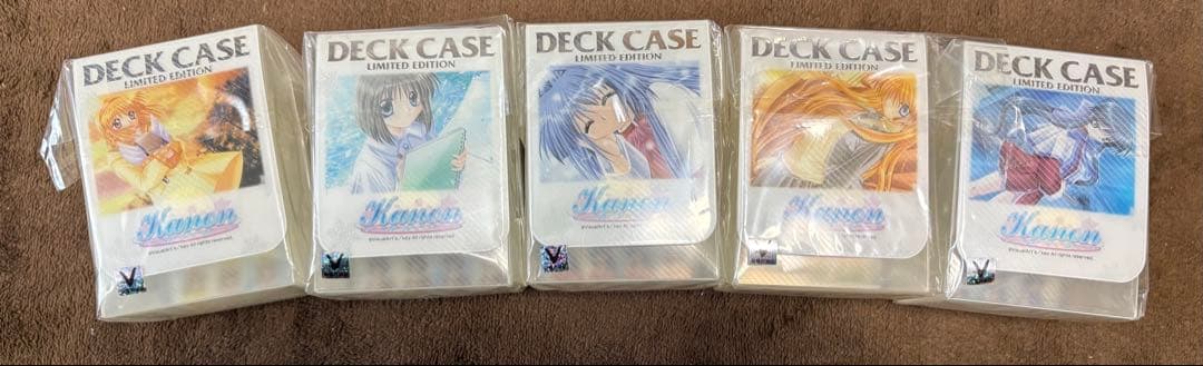 美品 超希少 Kanon デッキケース 5個セット key カノン 骨董品