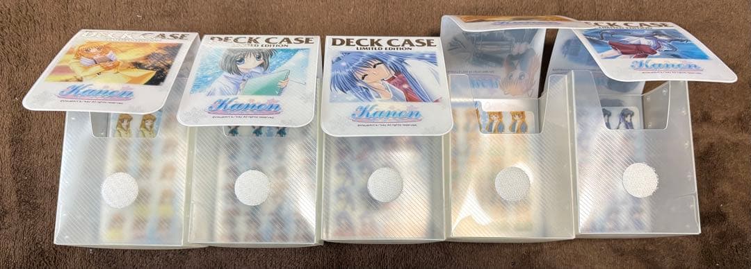 美品 超希少 Kanon デッキケース 5個セット key カノン 骨董品