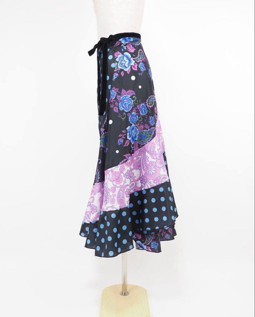 フラメンコ　巻きスカート　新品　ファルダ　レッスンファルダ　フラメンコ衣装
