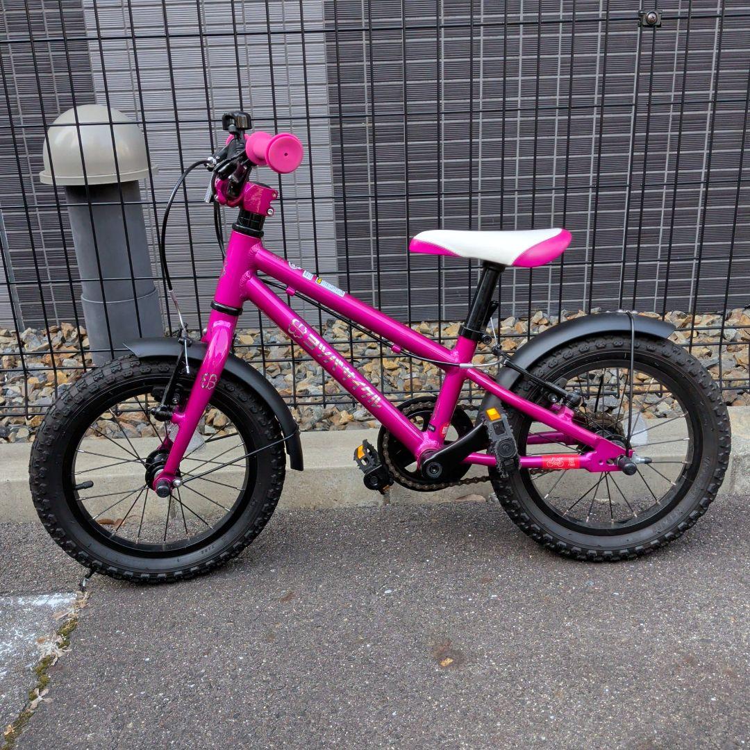 ヨツバサイクル 14インチ ピンク 美品 直接引取可