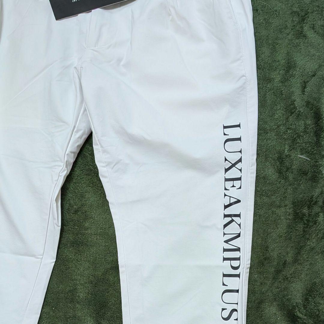 【新品】LUXEAKMPLUS サイドラインロングパンツ Mサイズ