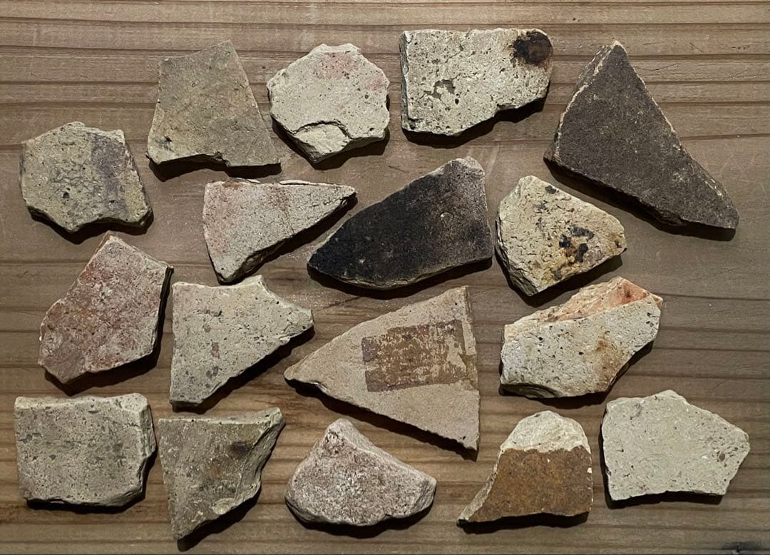 18世紀 イギリス スリップウェア陶片 F / 1700年代 アンティーク民藝