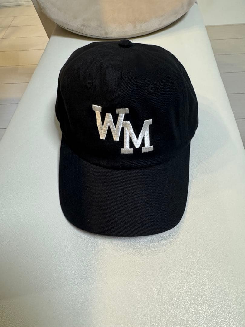 WACKO MARIA WMロゴ ブラックキャップ