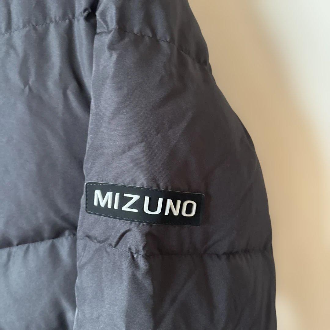 大*和様 MIZUNO ミズノ　ブラック ダウンベンチコート レディースLフード