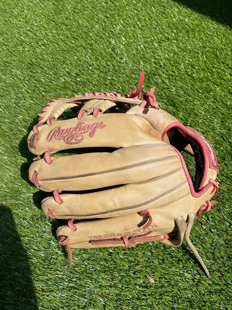 Rawlings S-1 軟式グローブ ベージュ/ピンク