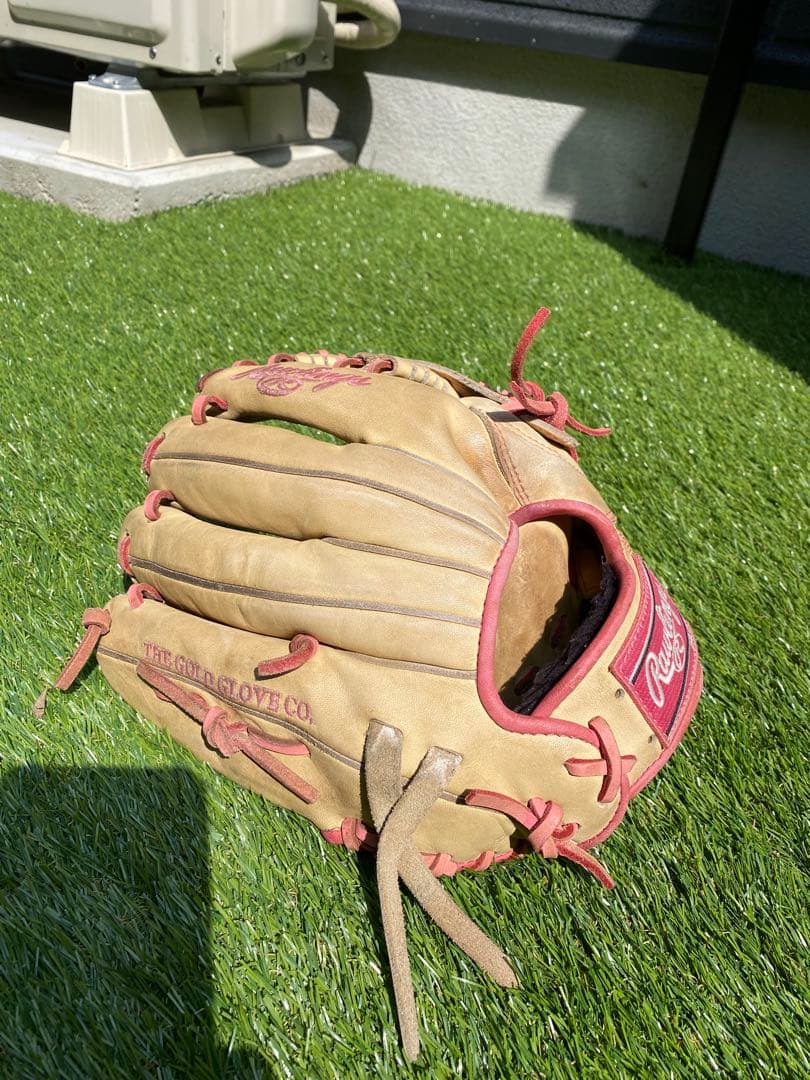 Rawlings S-1 軟式グローブ ベージュ/ピンク