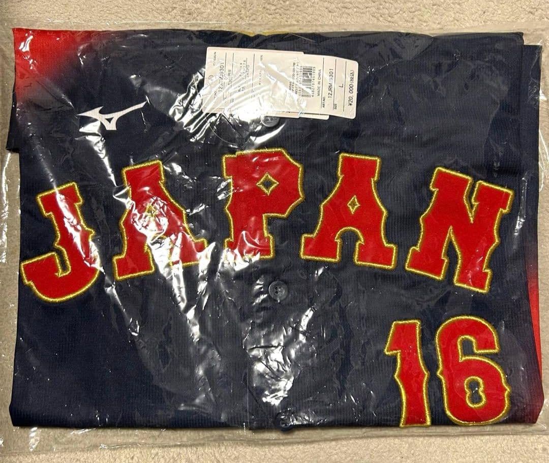 【6時間以内発送】Lサイズ 2026 WBC 大谷翔平 ユニフォーム 侍ジャパン