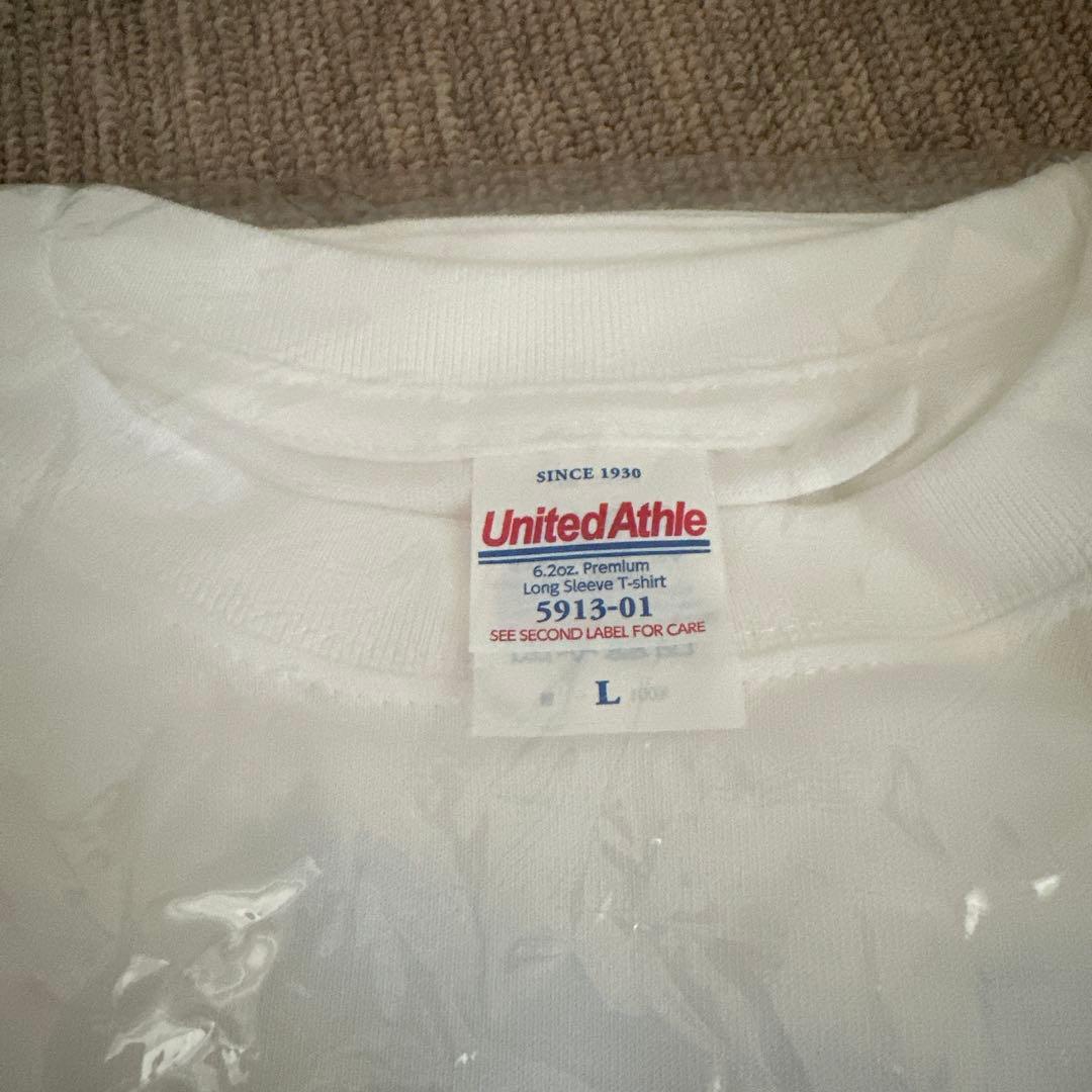 SHANK ホワイト ロングTシャツ L