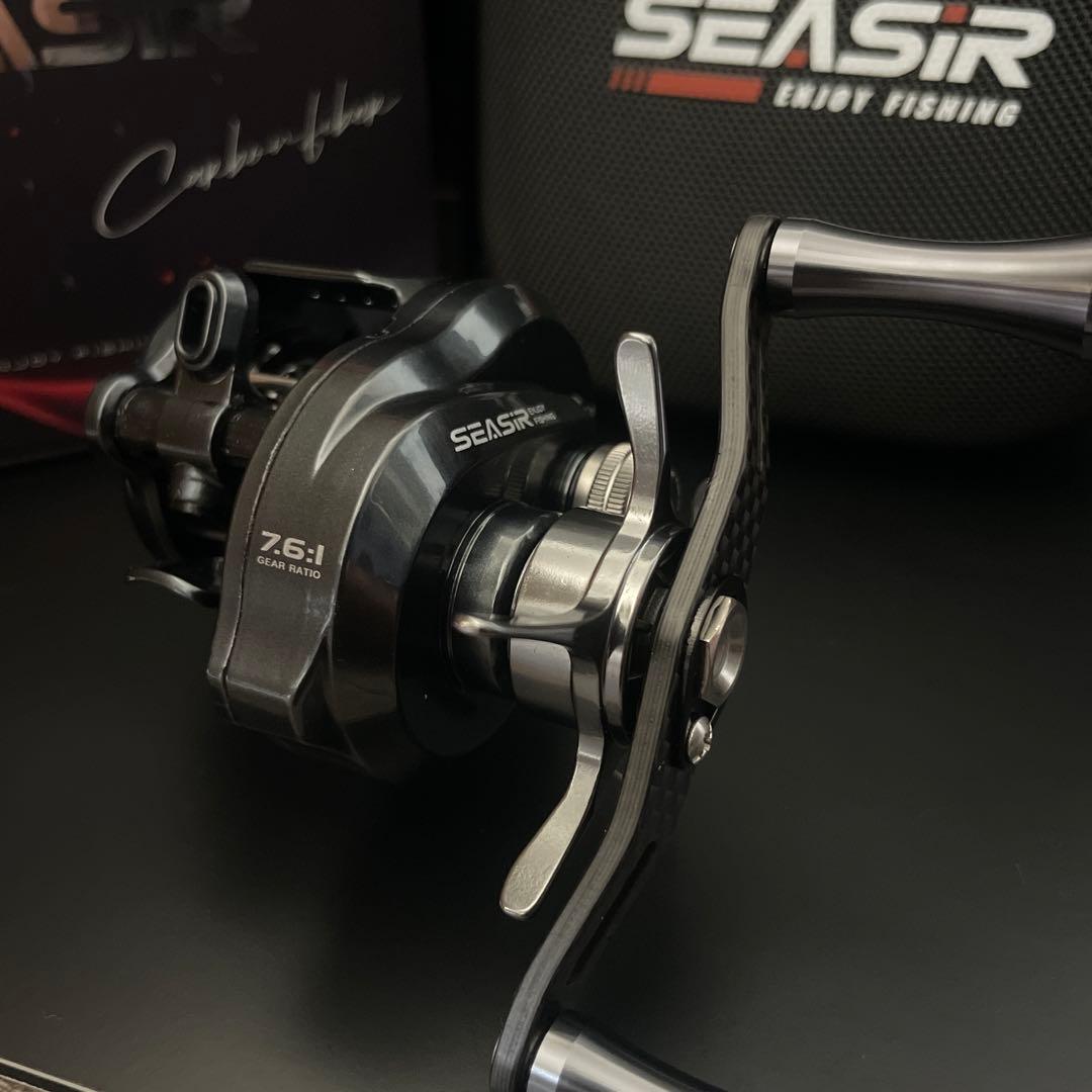 DC搭載 Seasir dc round pro ベイトフィネス　ベイトリール左
