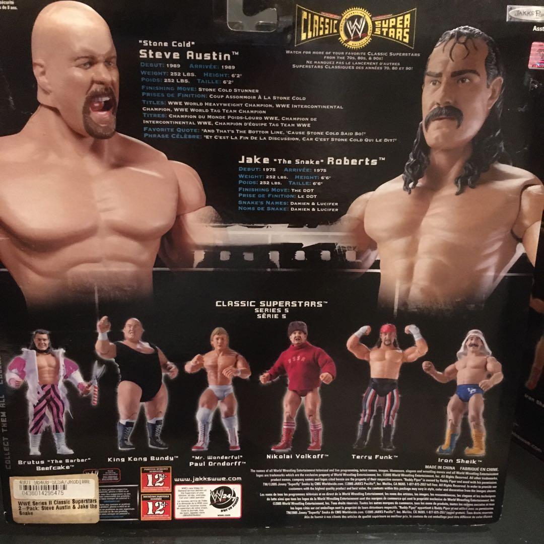 WWE  クラシック　スティーブ・オースチン＆ジェイク・ロバーツ