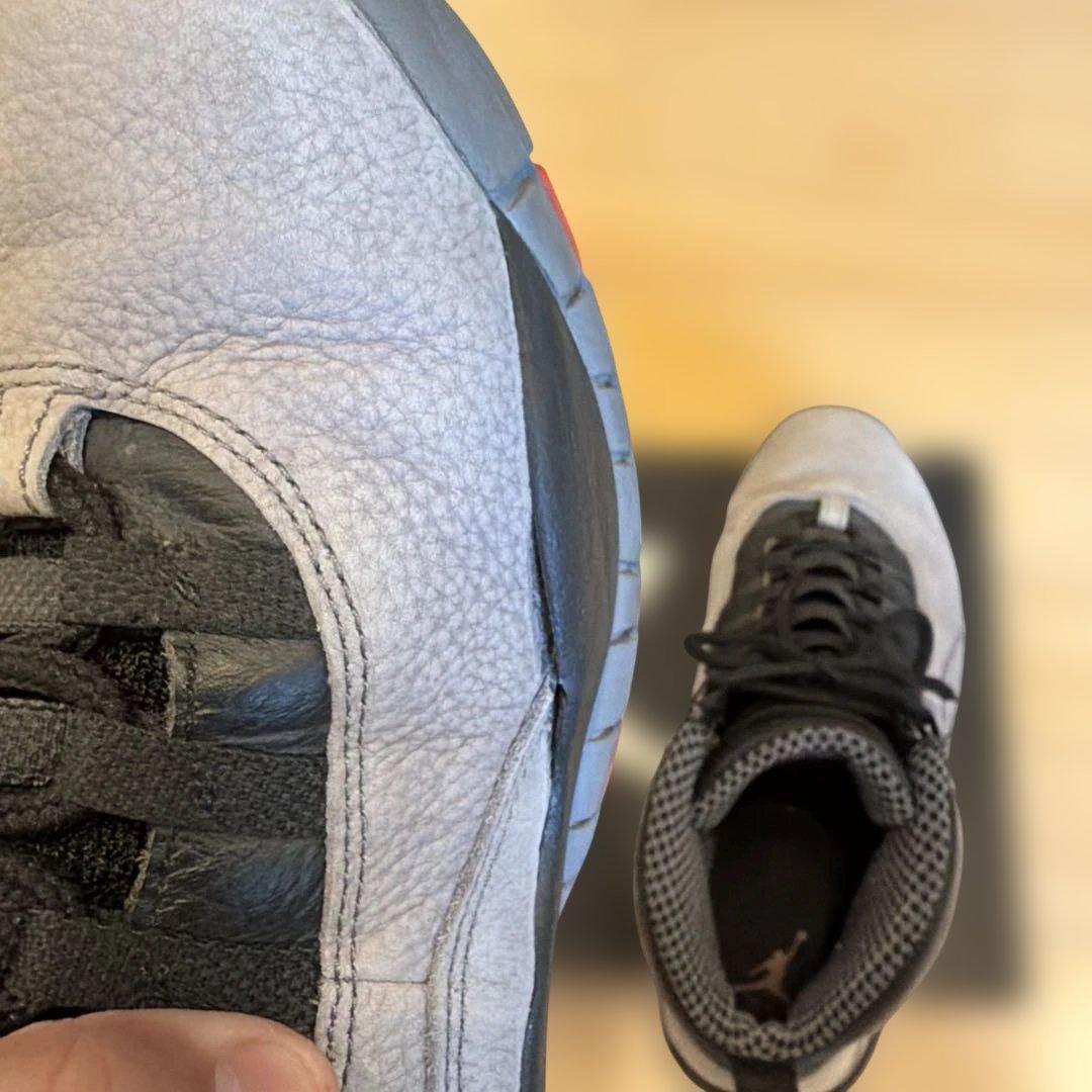 Jordan 10 バスケットシューズ ハイカット グレー/ブラック