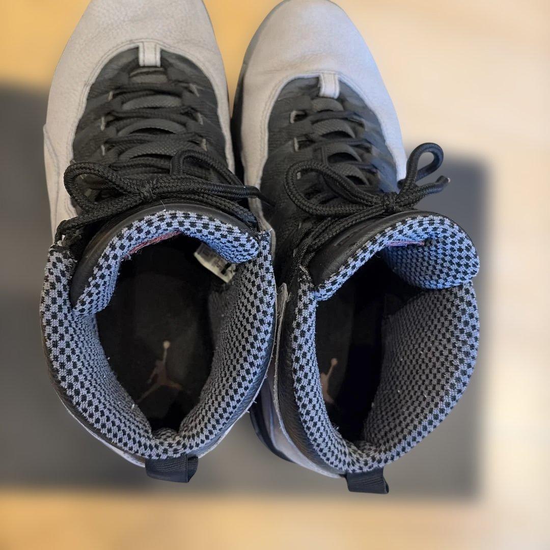 Jordan 10 バスケットシューズ ハイカット グレー/ブラック