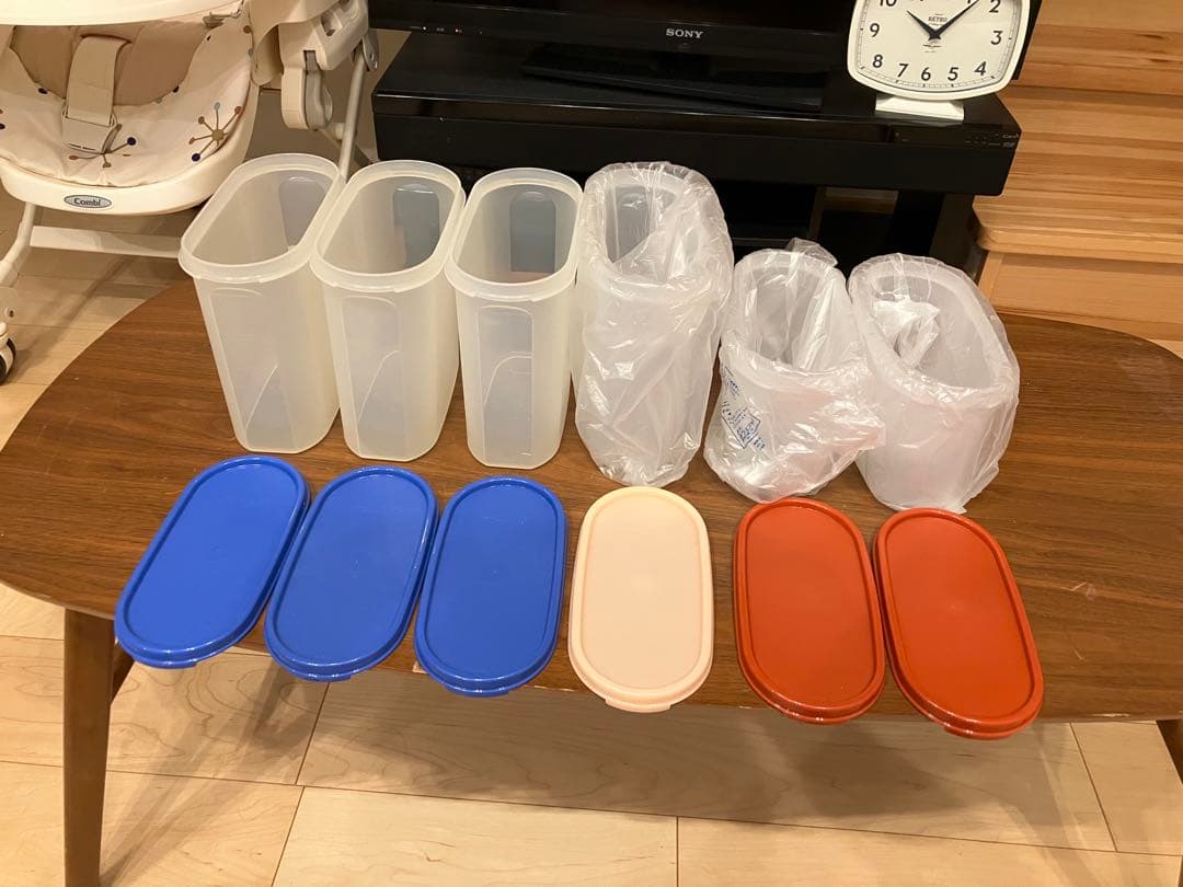 新品　タッパーウェアmmだ円　６個セット