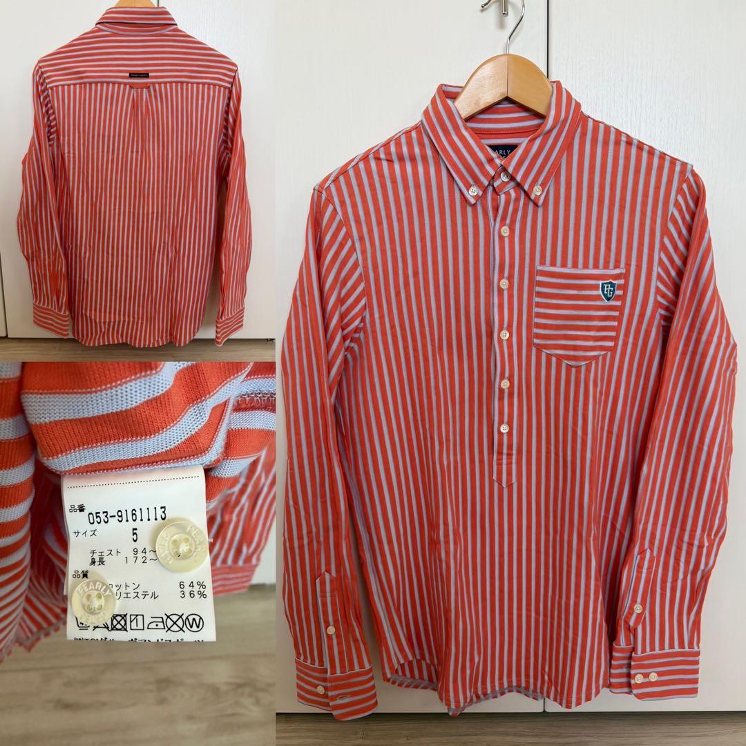 タッチ パーリーゲイツ 長袖シャツ ネックシャツ ベルト セット売り