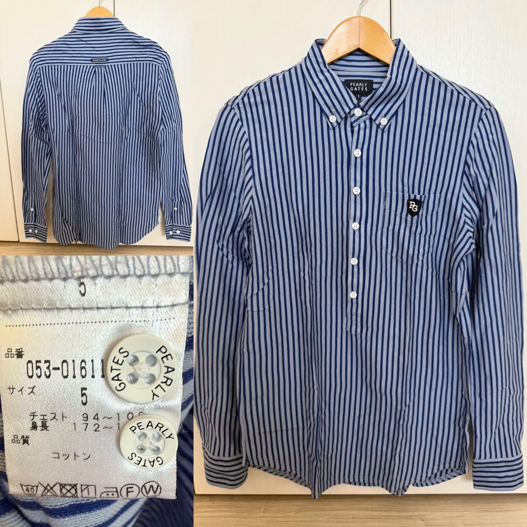 タッチ パーリーゲイツ 長袖シャツ ネックシャツ ベルト セット売り