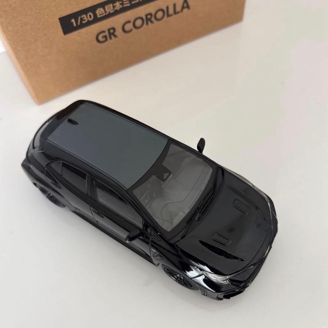 GRカローラ 後期型 ミニカーカラーサンプル プレシャスブラック 黒【非売品】