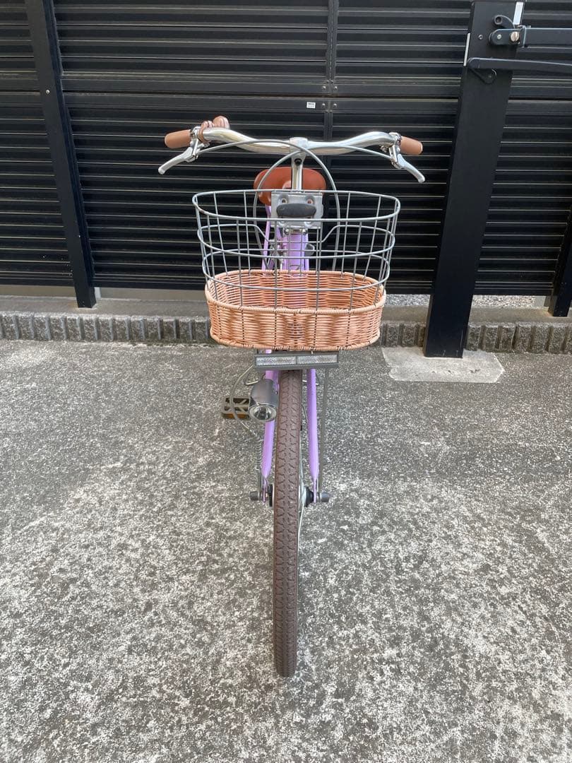 【引取限定】あさひフェリーク Jr. 24インチ 変速なし子供用自転車パープル