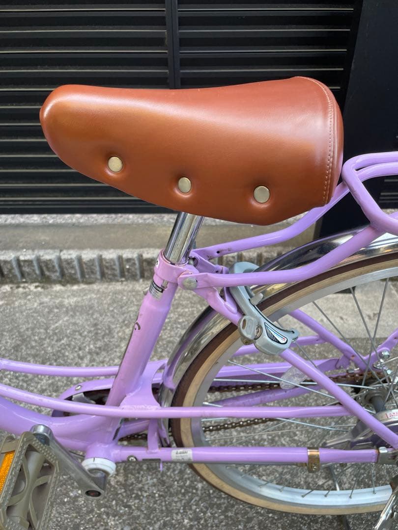 【引取限定】あさひフェリーク Jr. 24インチ 変速なし子供用自転車パープル