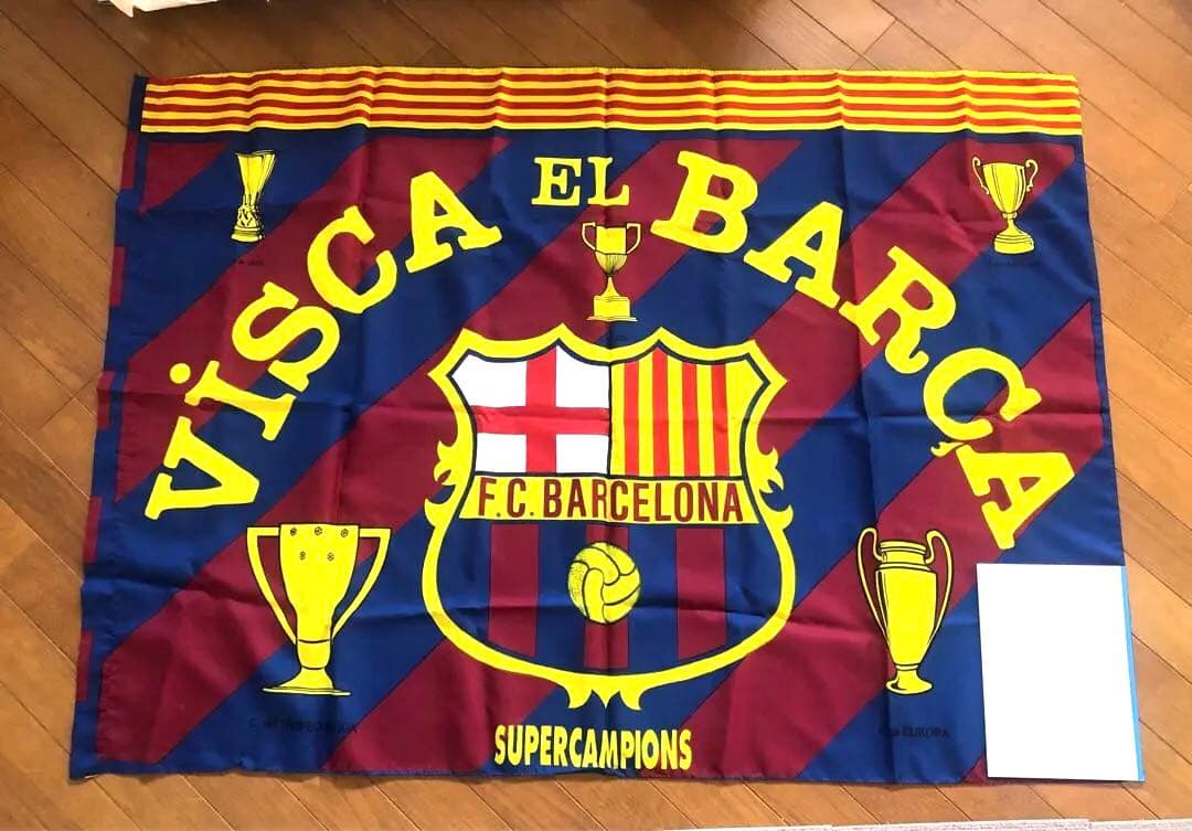 FCバルセロナ　フラッグ　ヴィンテージ