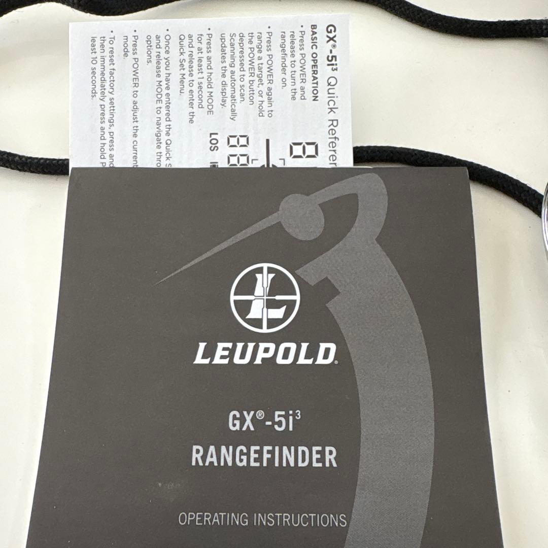 美品　LEUPOLD GX-5i 3ゴルフ用距離計