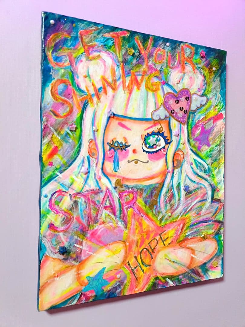 【一点物:イラストアート】★GET YOUR SHINING STAR★