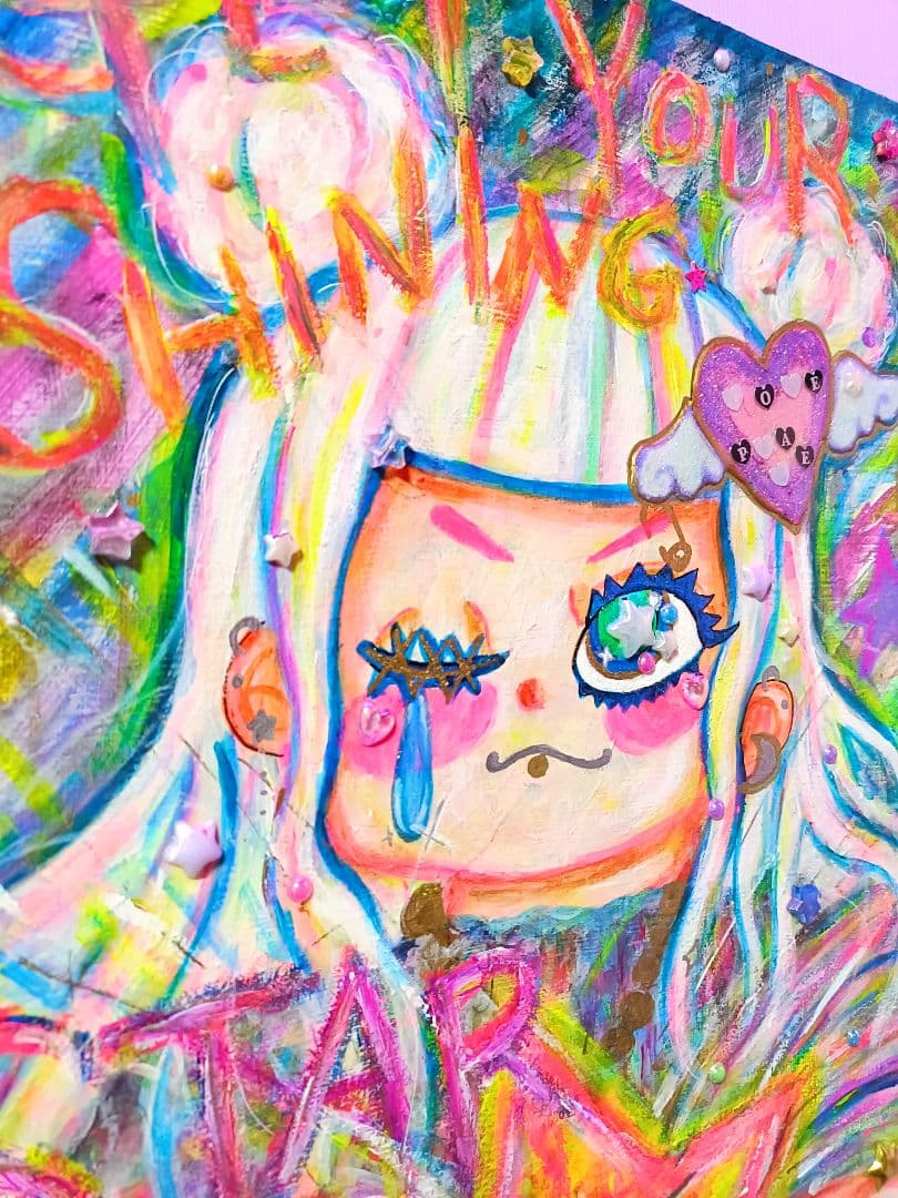 【一点物:イラストアート】★GET YOUR SHINING STAR★