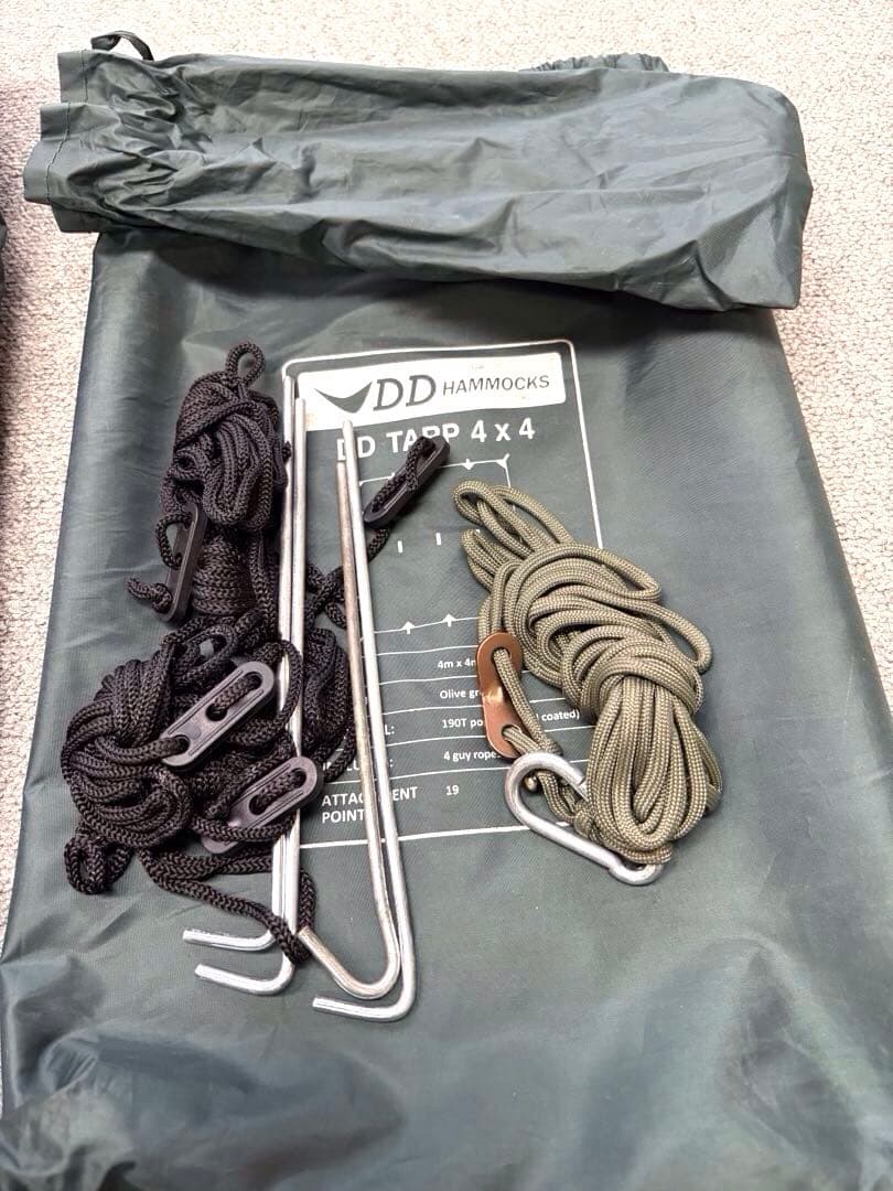 DDタープ4×4 グリーン　DD Hammocks