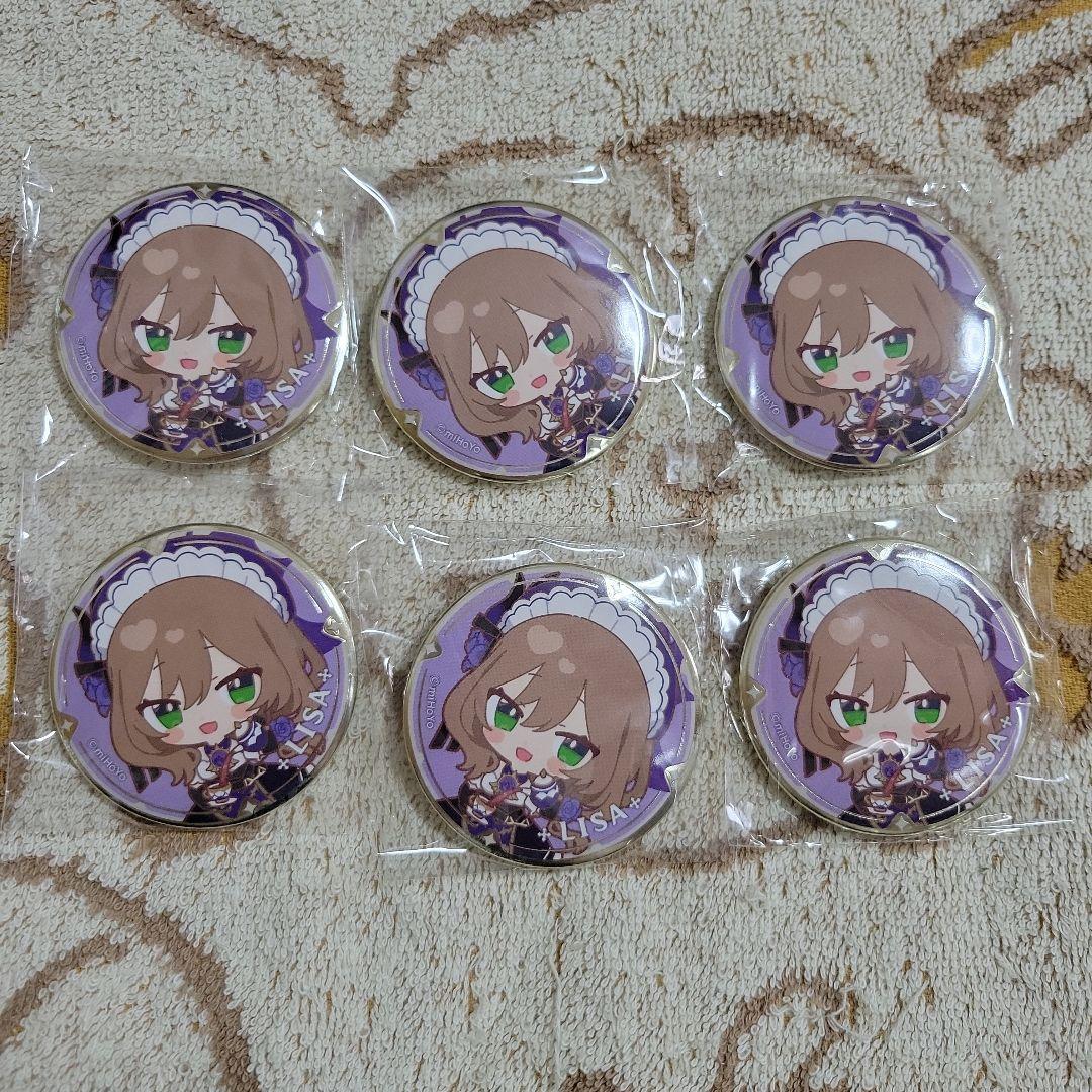 原神 リサ スイパラ 缶バッジ セット