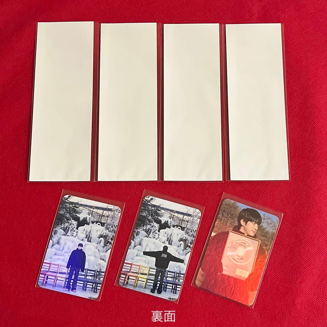 BTS ロングステッカー・ブックマーク・ホログラム両面フォトカード♡Jin