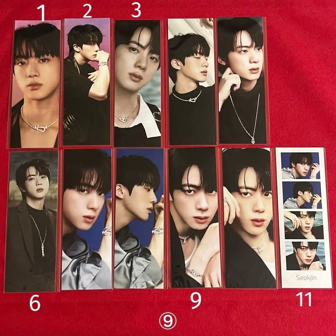 BTS ロングステッカー・ブックマーク・ホログラム両面フォトカード♡Jin