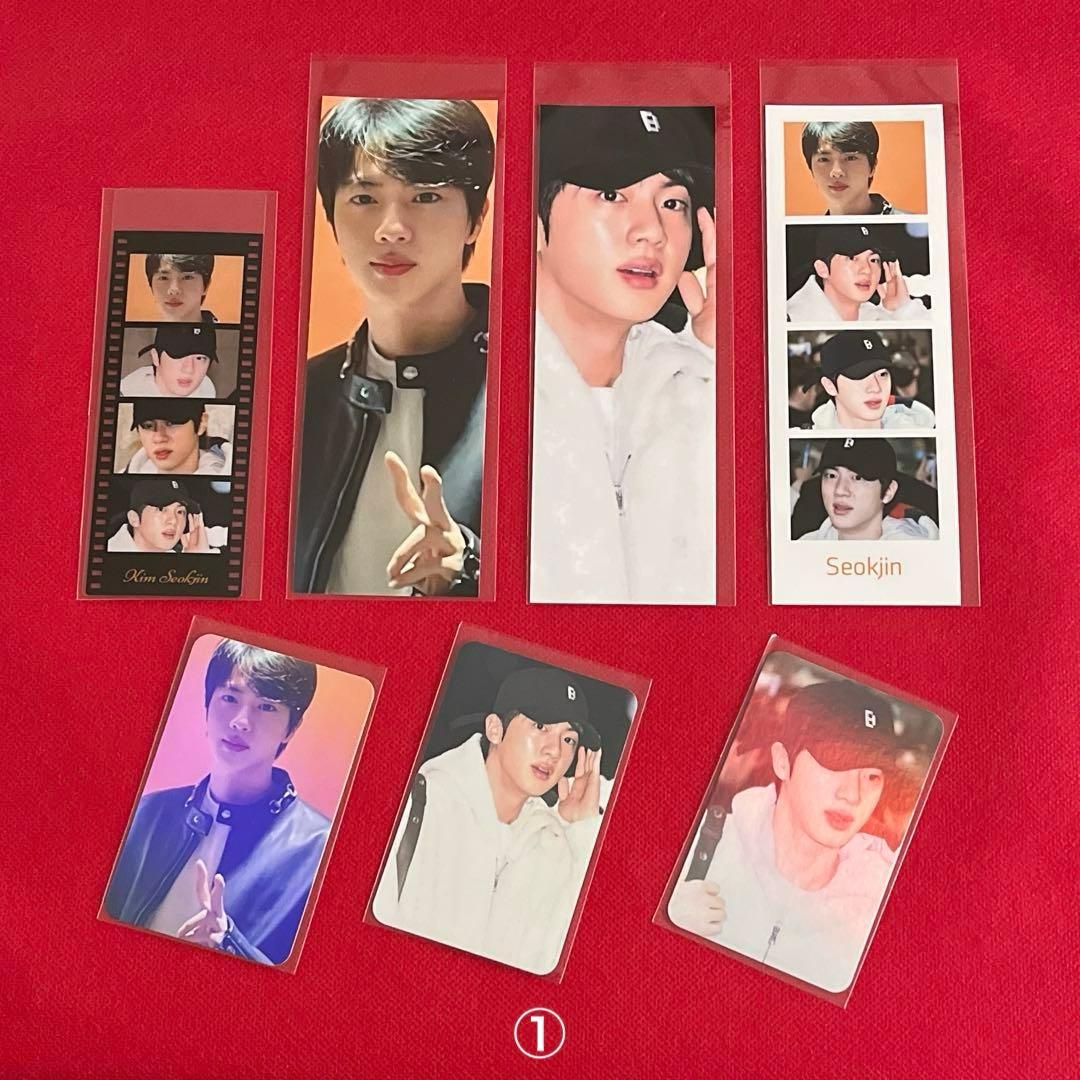 BTS ロングステッカー・ブックマーク・ホログラム両面フォトカード♡Jin