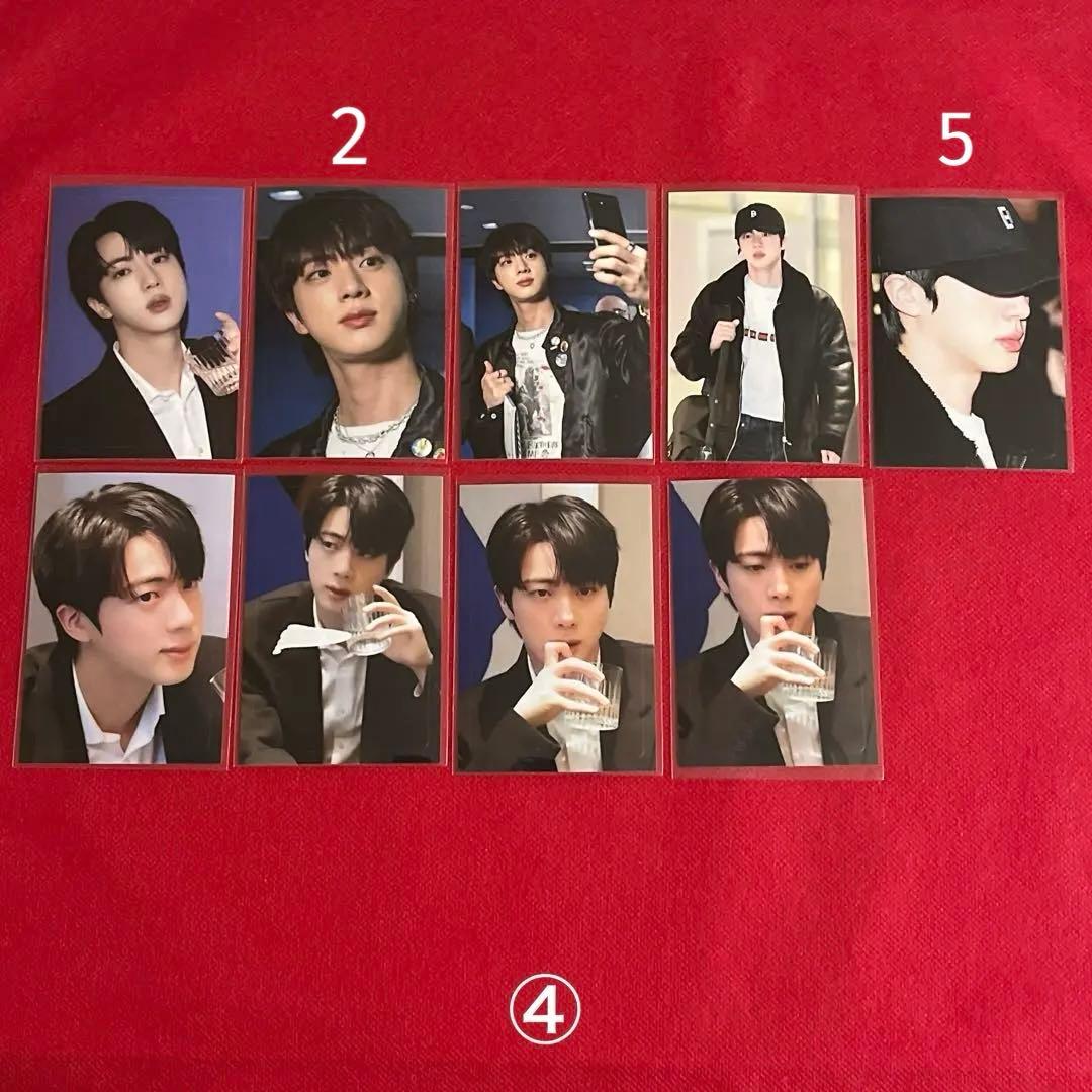 BTS ロングステッカー・ブックマーク・ホログラム両面フォトカード♡Jin