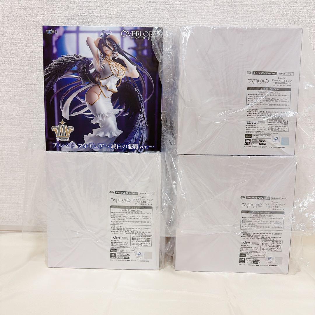【タイクレ限定】 T-most アルベド フィギュア 純白の悪魔ver. 3+1