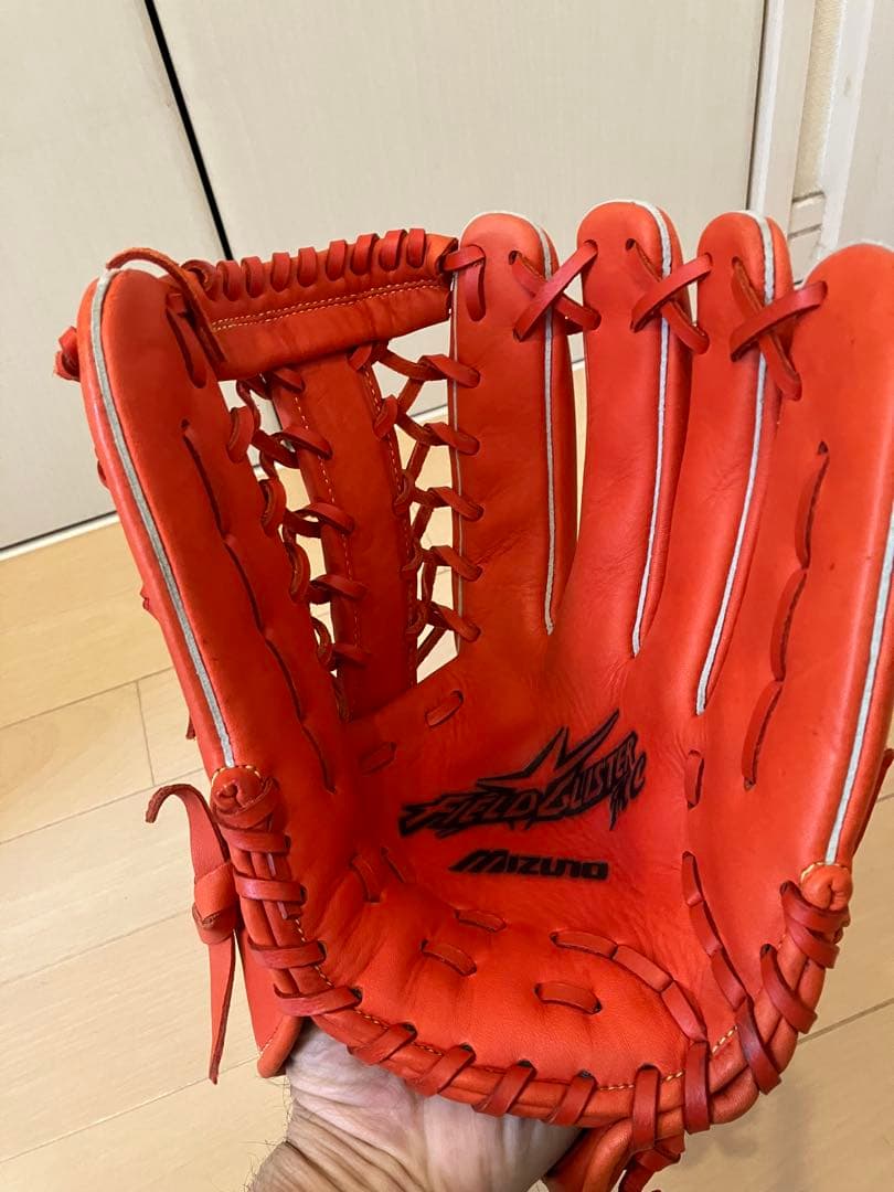 Mizuno Field Glister 軟式グローブ オレンジ