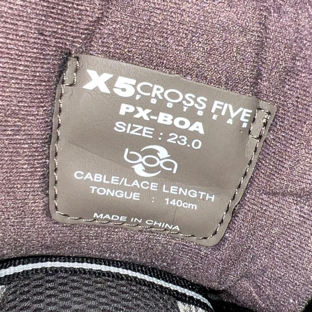 数回使用 23cm X5 CROSS FIVE PX BOAブーツ