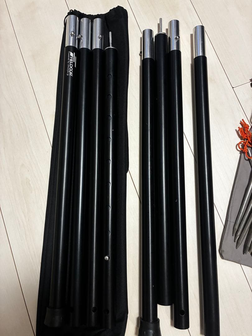 FIELDOORアルミポール&チタンペグ