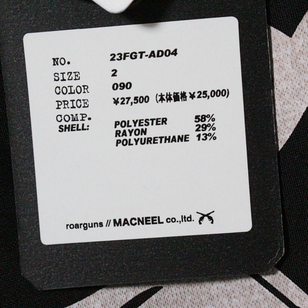 未使用 ロアーガンズ AddElm モックネック 長袖カットソー Mサイズ 黒