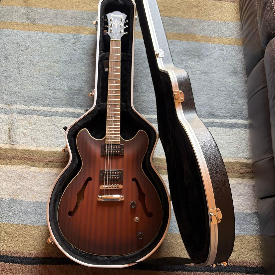 Ibanez AS53-TF タバコフラットセミアコギター・Gatorケース付き