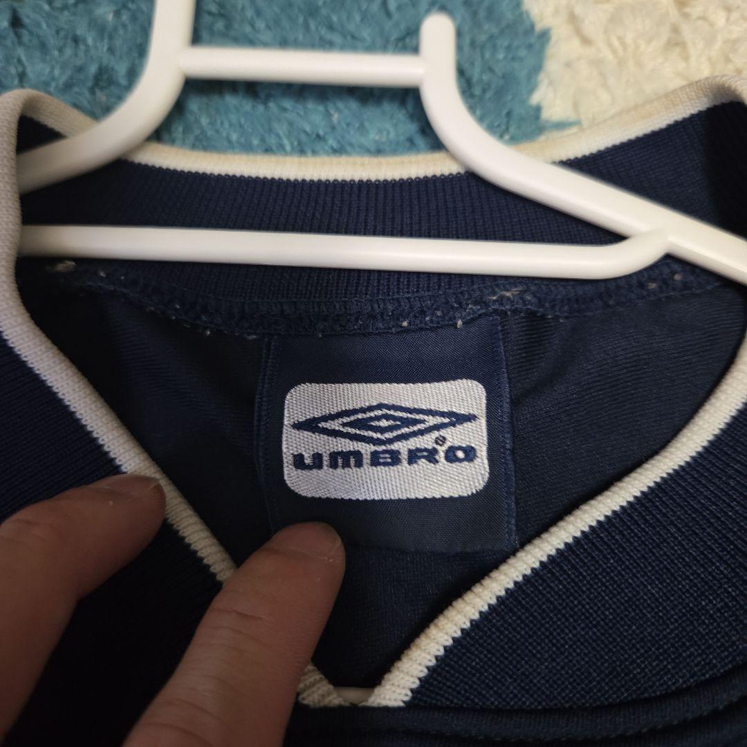00's Umbro ナイロンプルオーバー　ピステ　イングランド代表