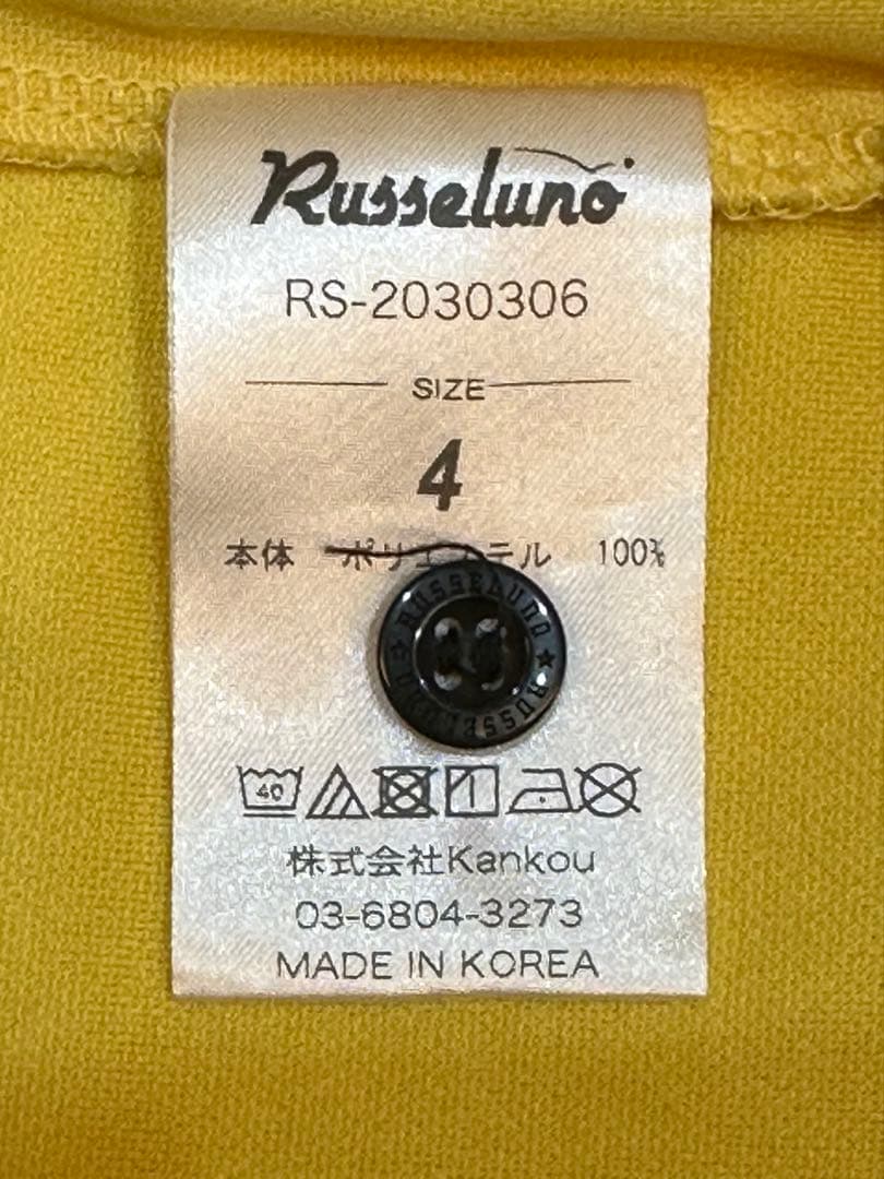 値下げしました。RUSSELUNO ラッセルノ　サイズ4 半袖ゴルフウェア