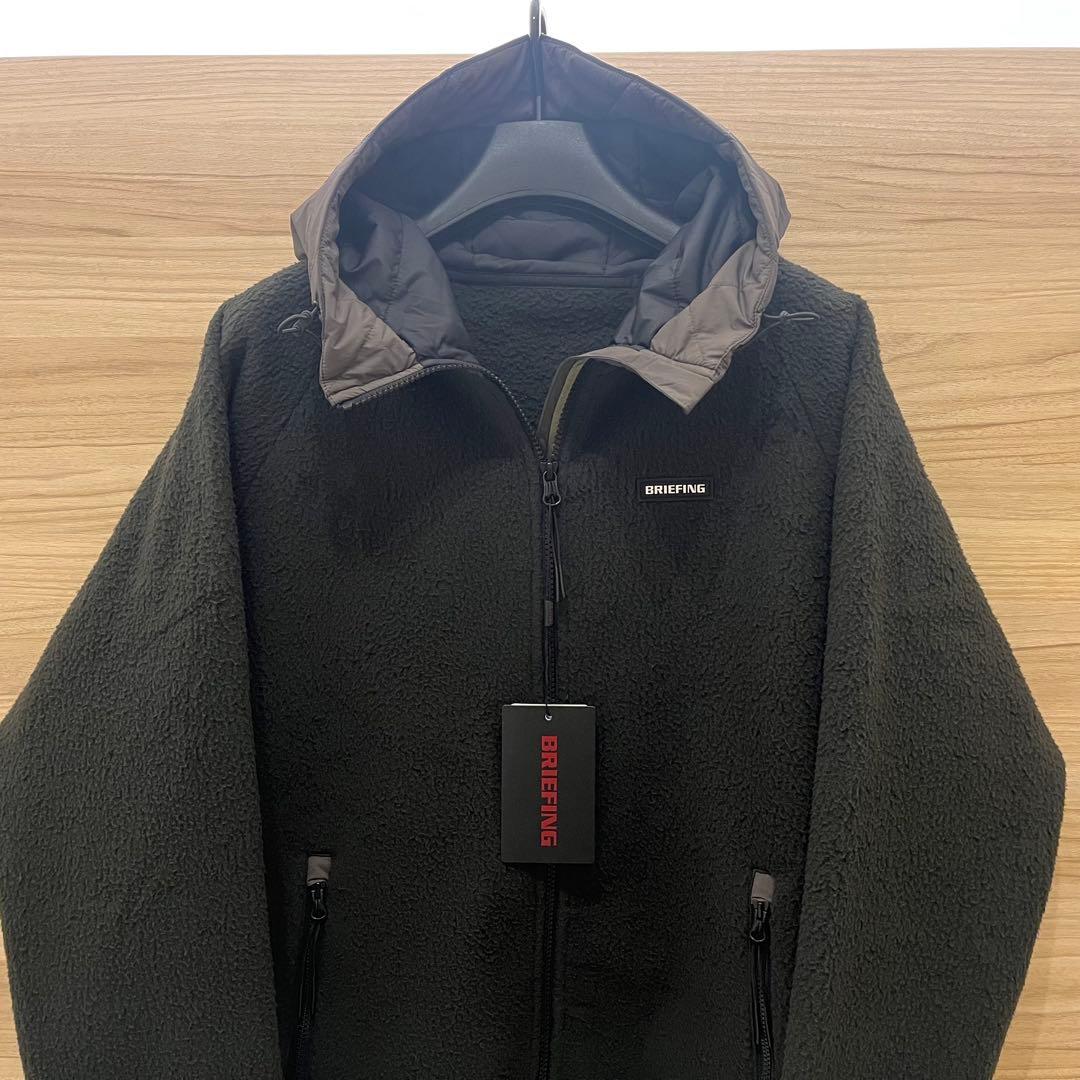 新品★49,500円 BRIEFING ボアフルジップパーカー ジャケット M
