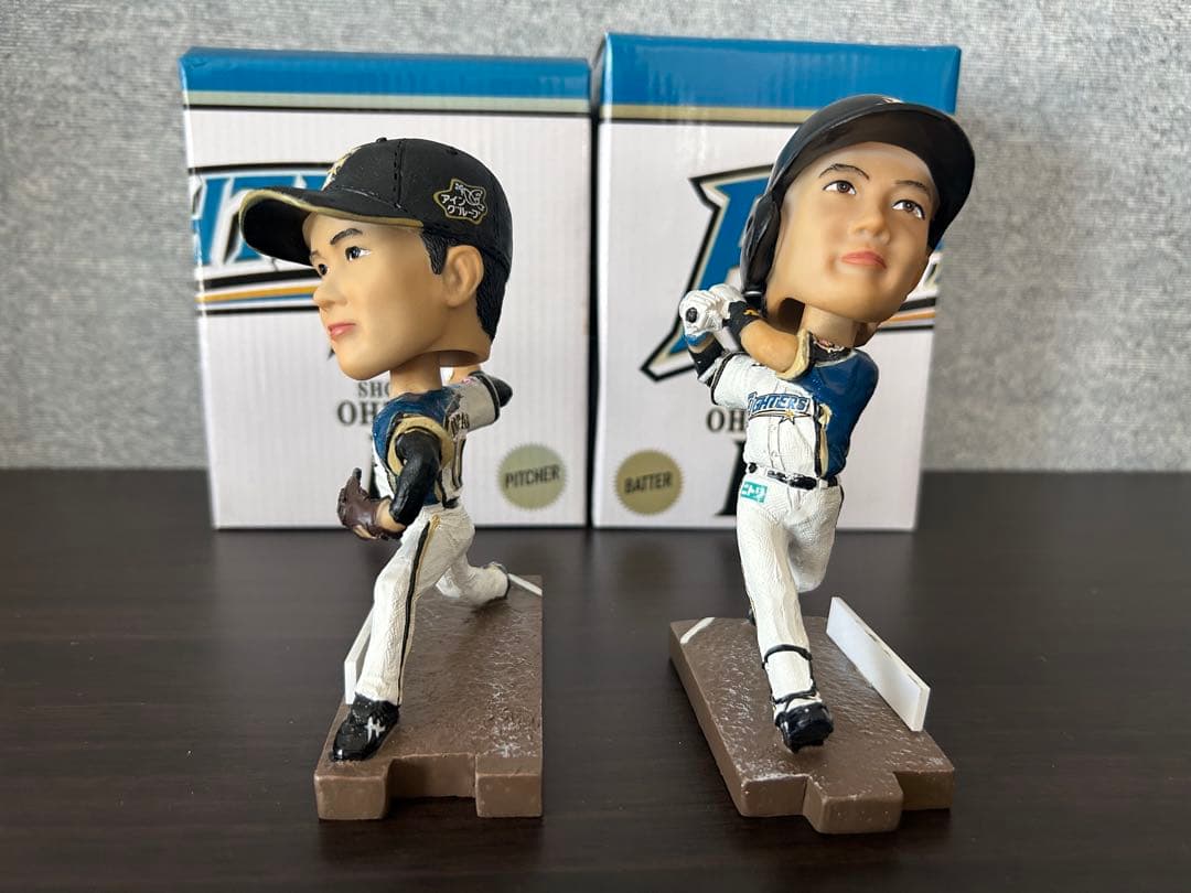 大谷翔平 ボブルヘッドフィギュア 日本ハムファイターズ2体セット