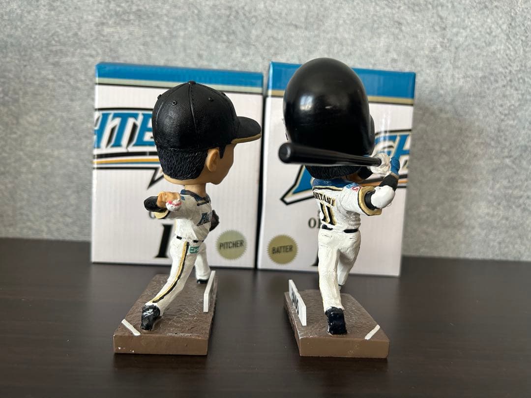 大谷翔平 ボブルヘッドフィギュア 日本ハムファイターズ2体セット