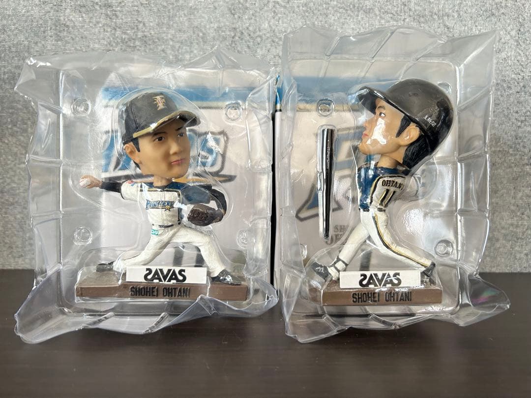 大谷翔平 ボブルヘッドフィギュア 日本ハムファイターズ2体セット