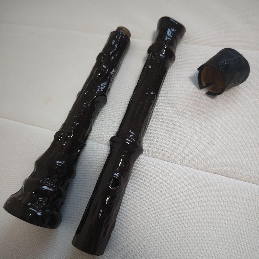 黒 尺八 　黒漆塗り